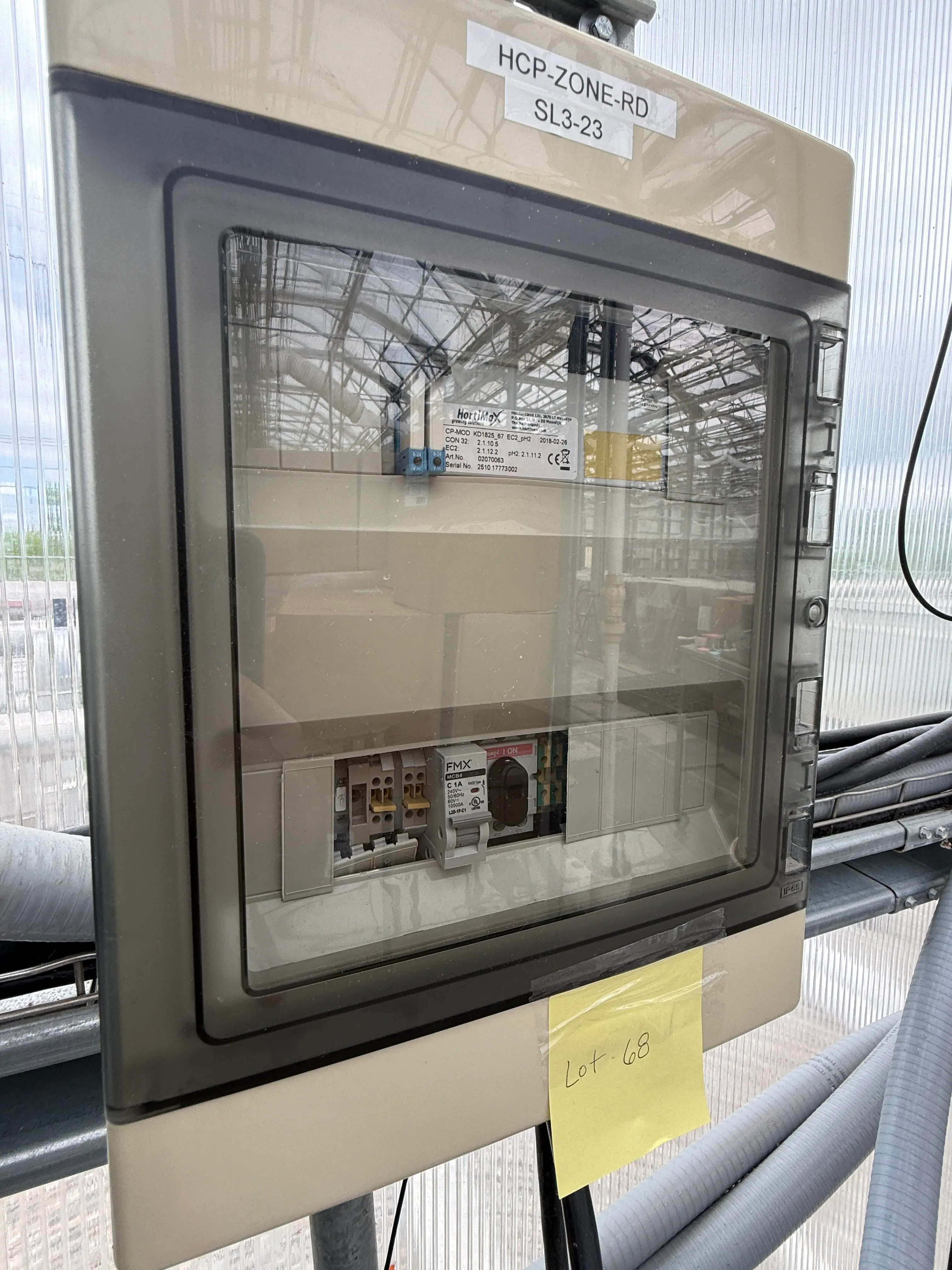 HortiMax EC/pH Control Panel HCP-ZONE-RD w/ CP-MOD KD1825_67 Module
