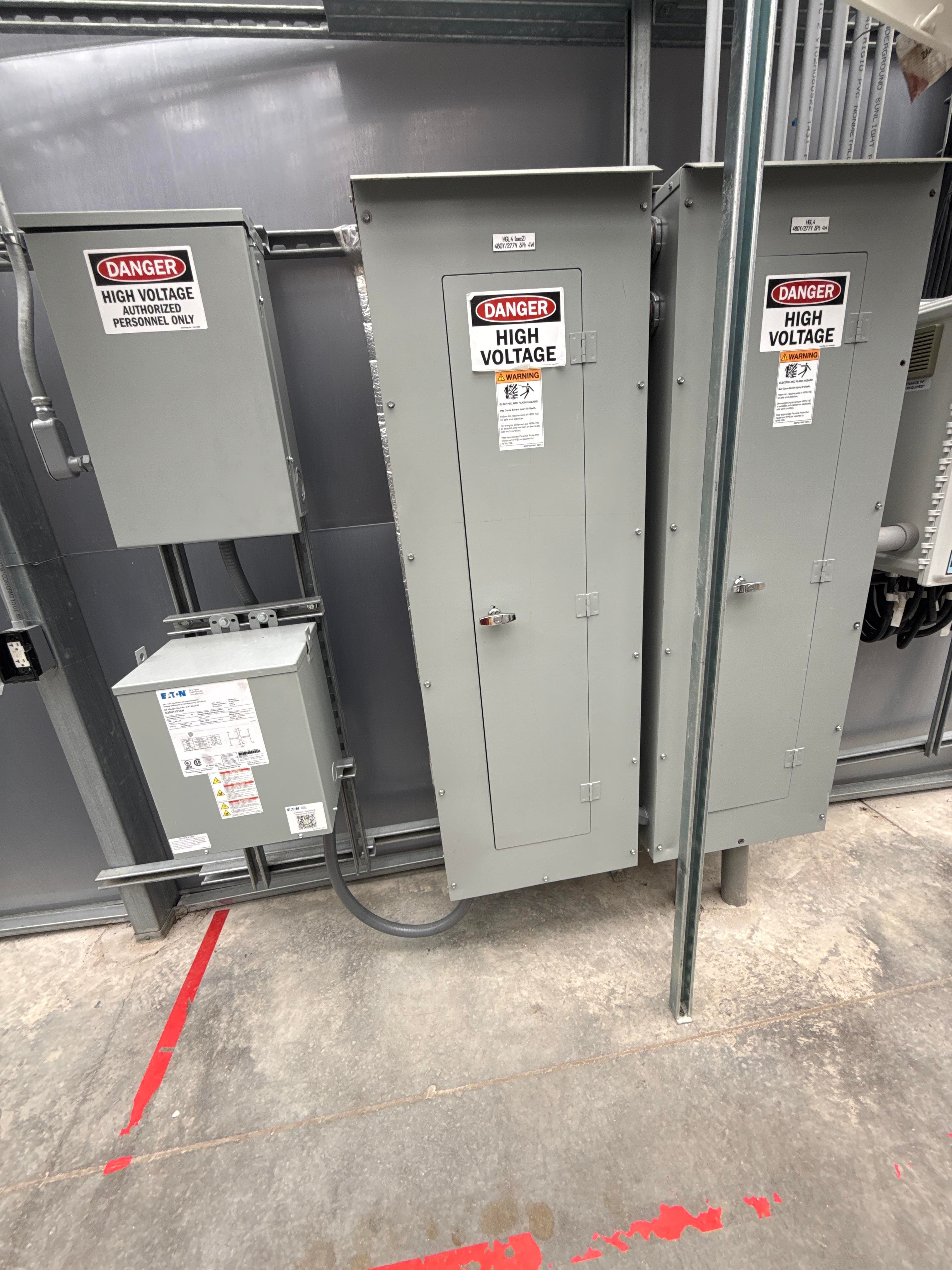 Eaton Electrical Distribution Package with (2) 400A Panels, 15kVA Transformer & Panelboard