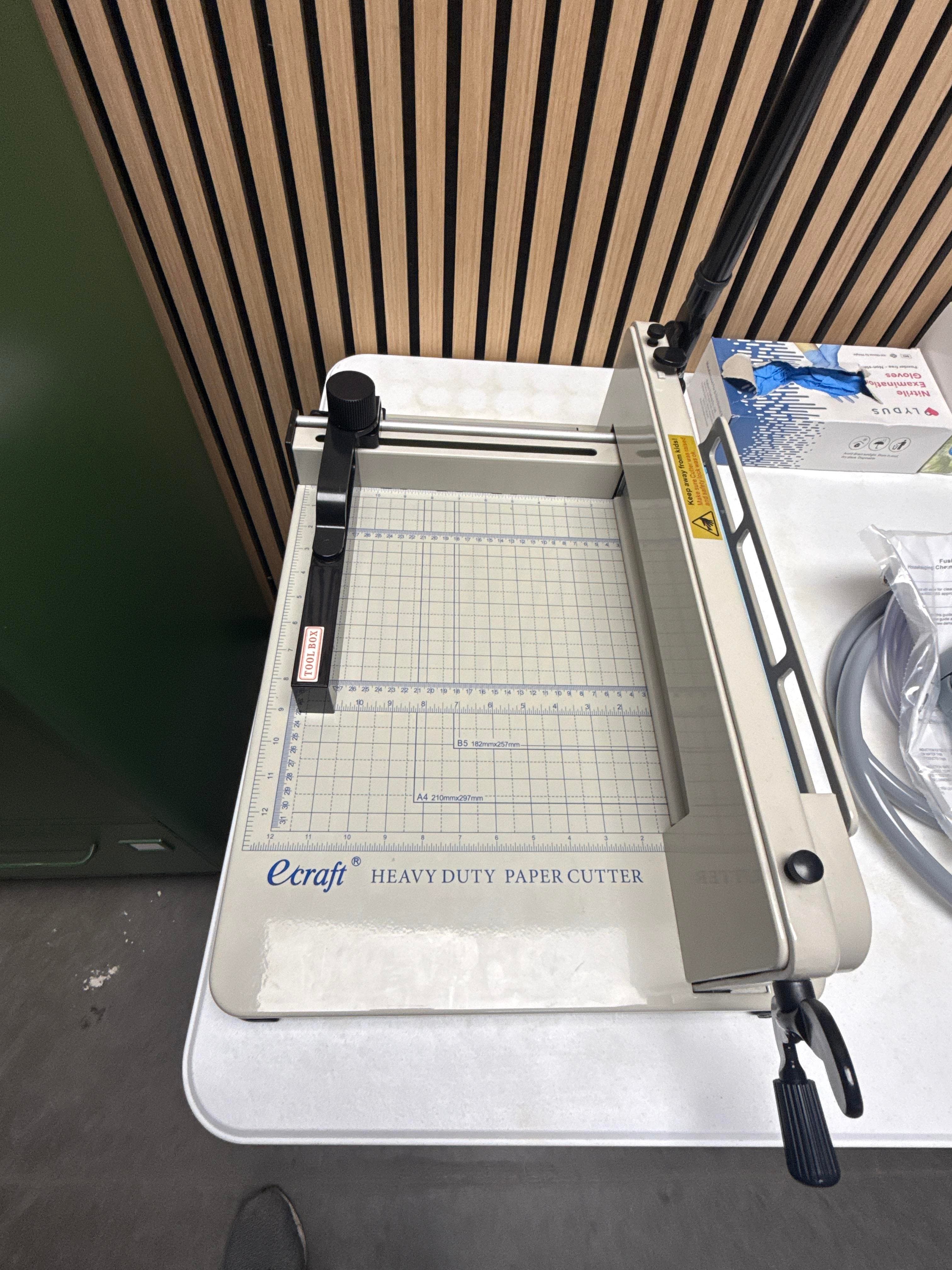 Ecraft Heavy Duty Manual Paper Cutter Guillotine Trimmer