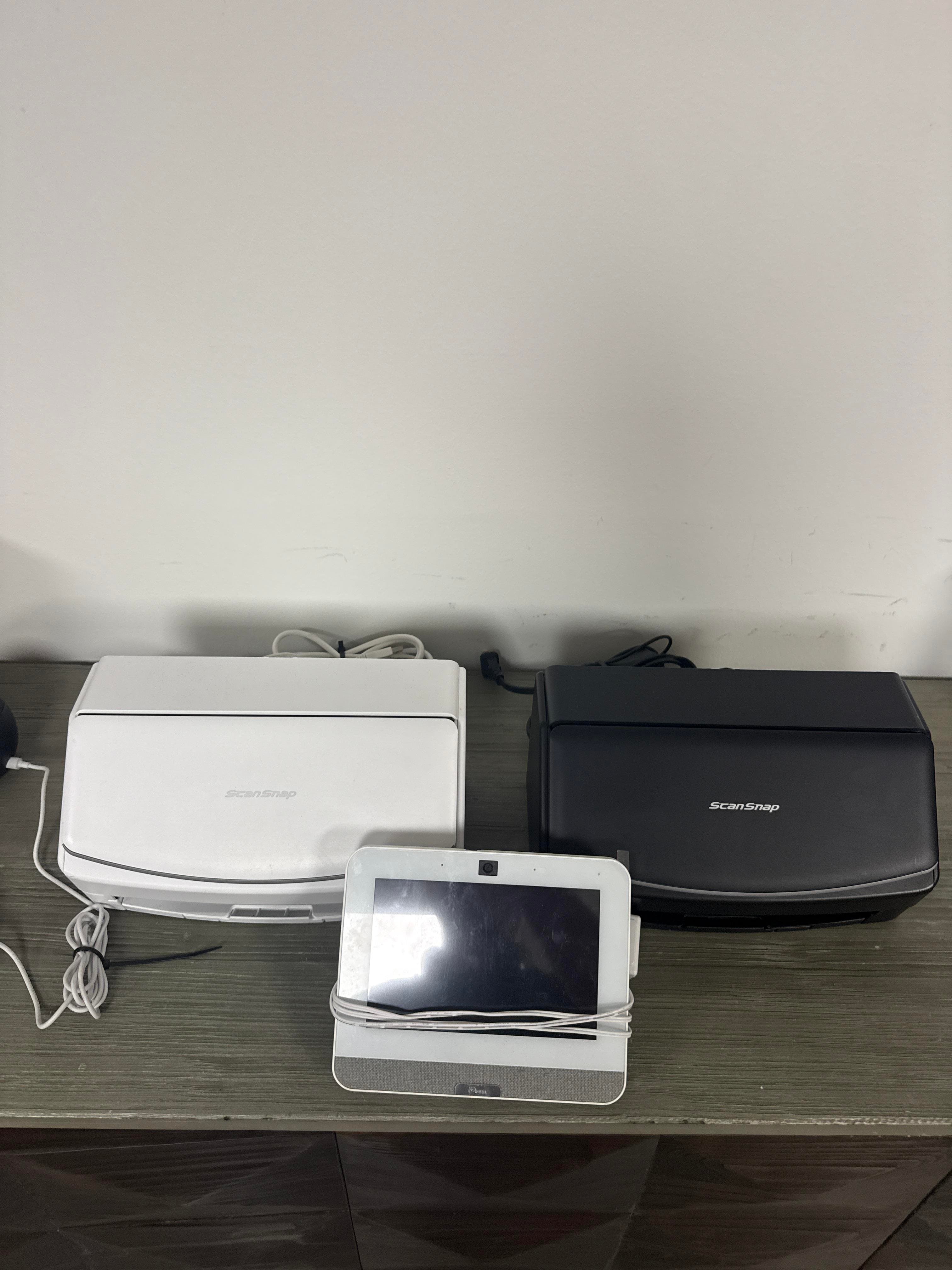 Fujitsu ScanSnap Scanners and Video Conference Display Lot