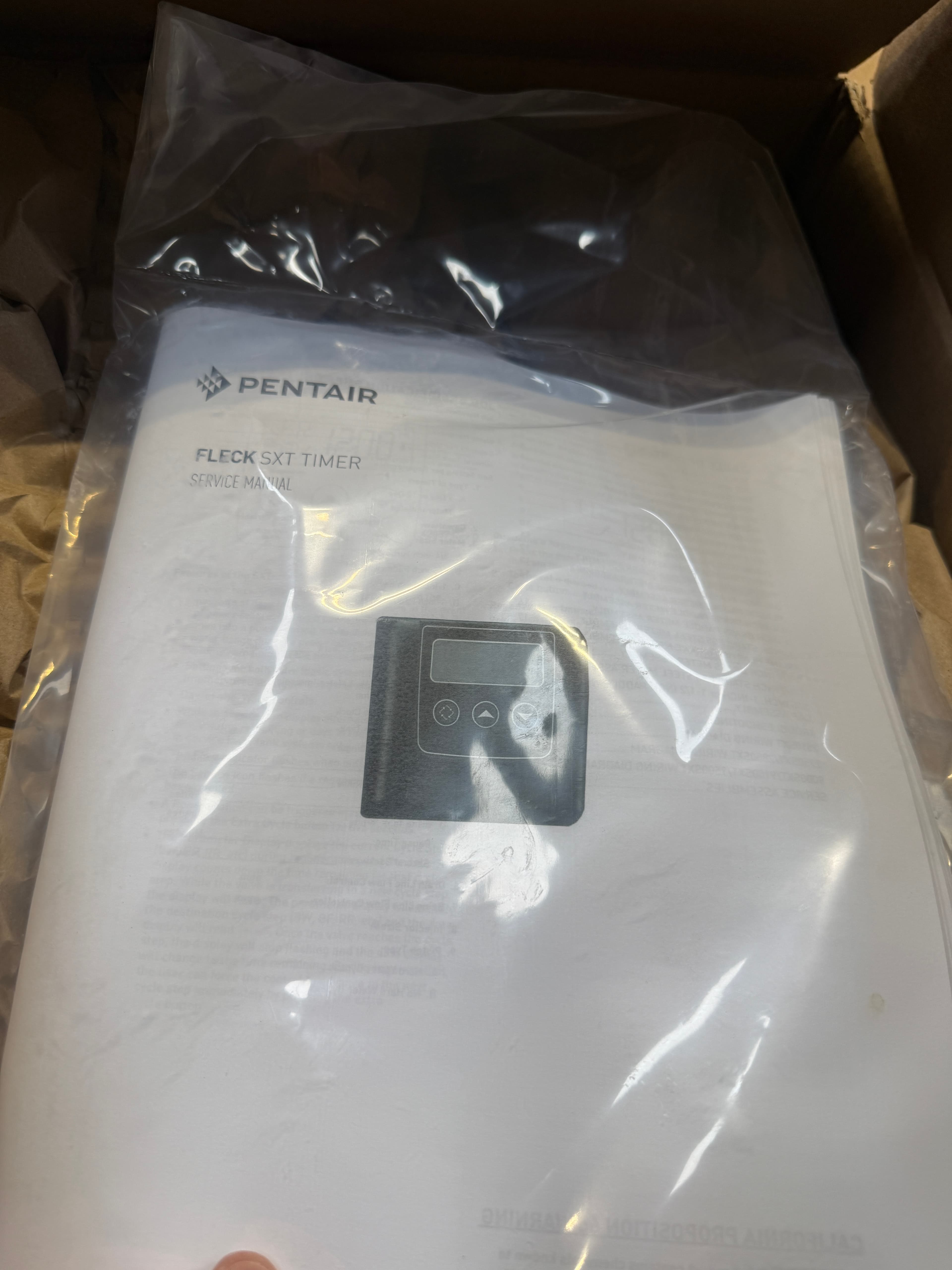 Pentair Fleck 5600SXT Digital Metered Water Softener Timer Control Valve Head