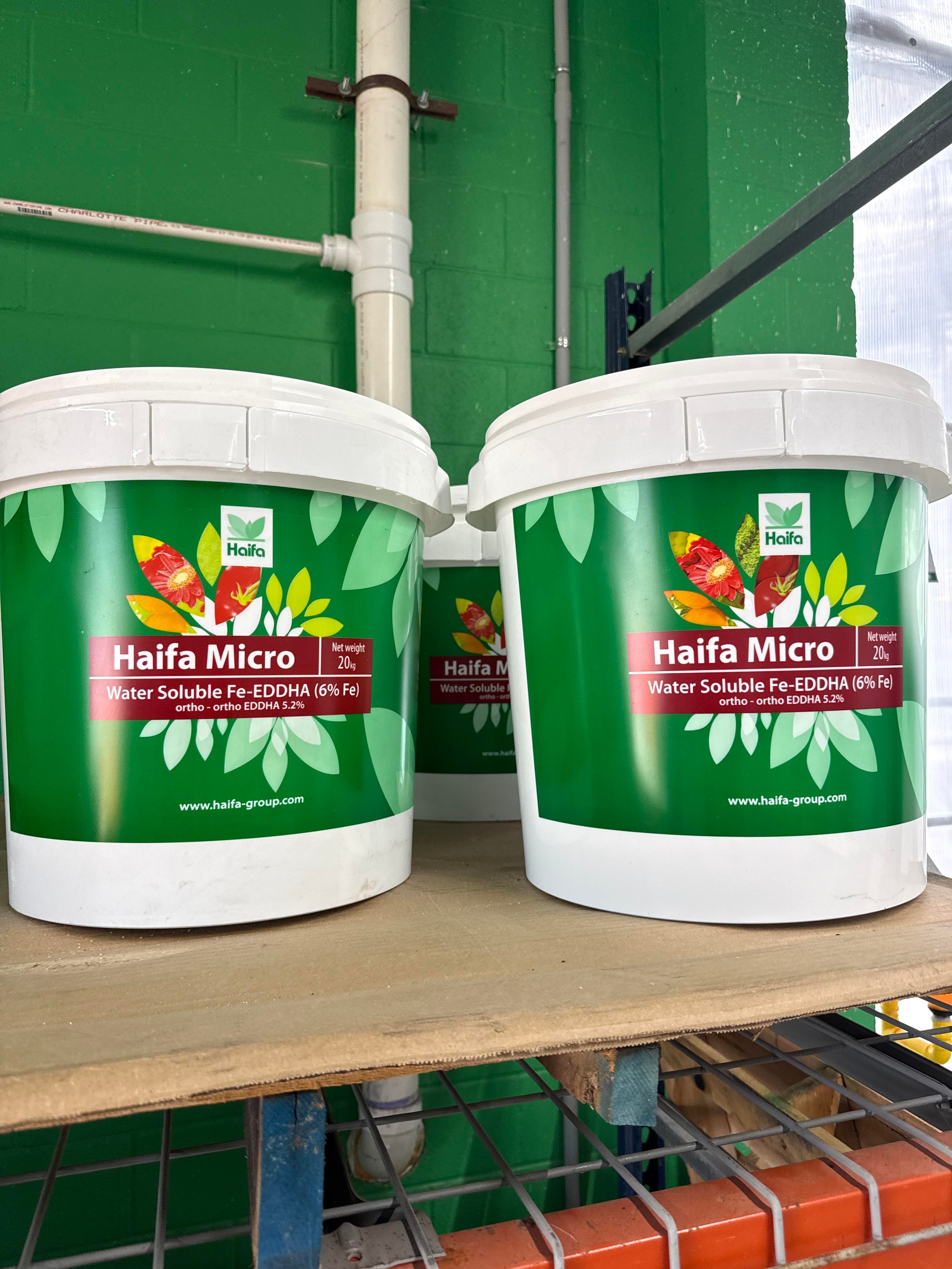 Haifa Micro Fe EDDHA Chelated Iron 20kg Buckets