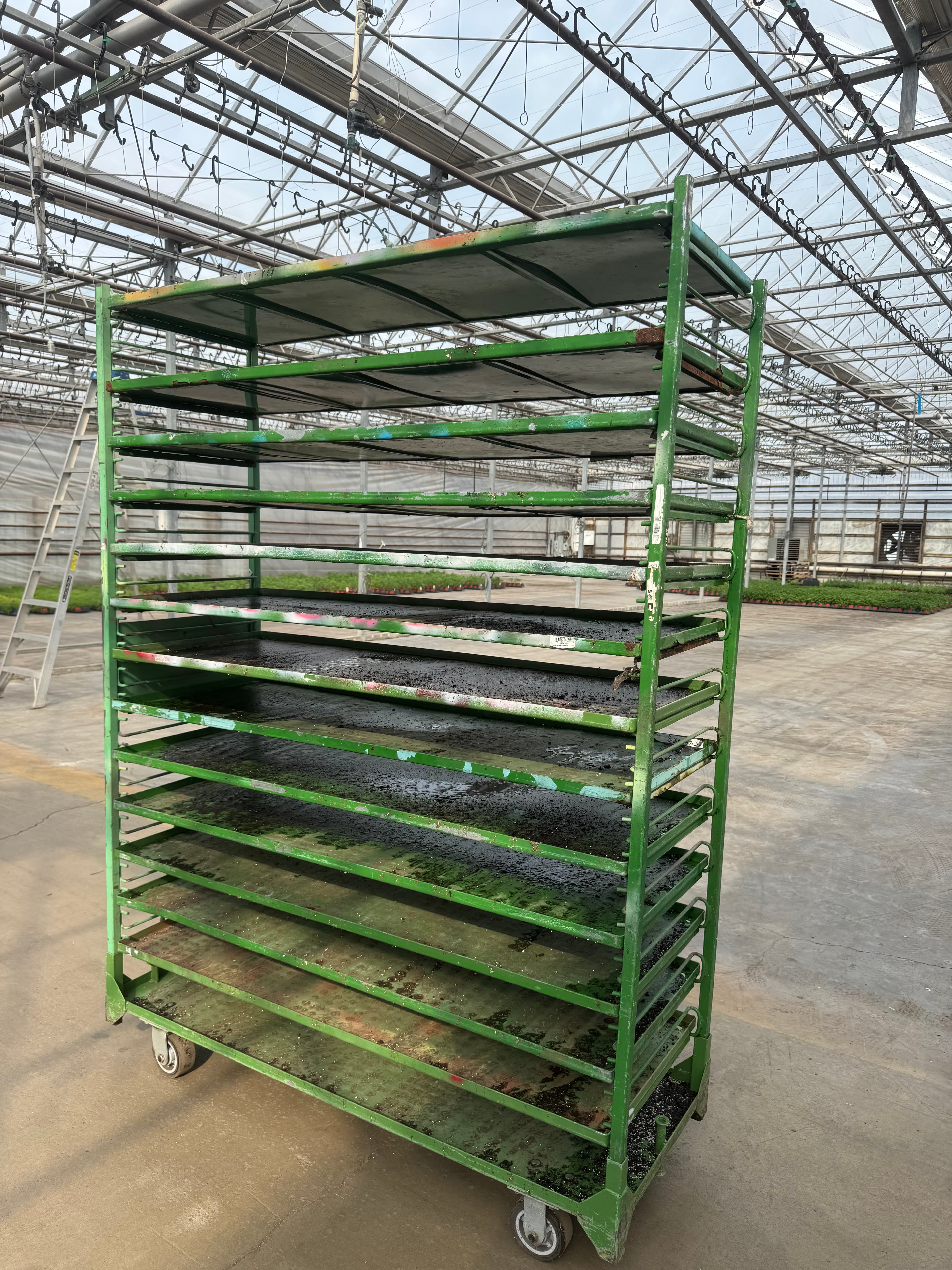 Greenhouse Trolleys (Wellmaster/Cannon) — Zionsville, PA (100 sets)