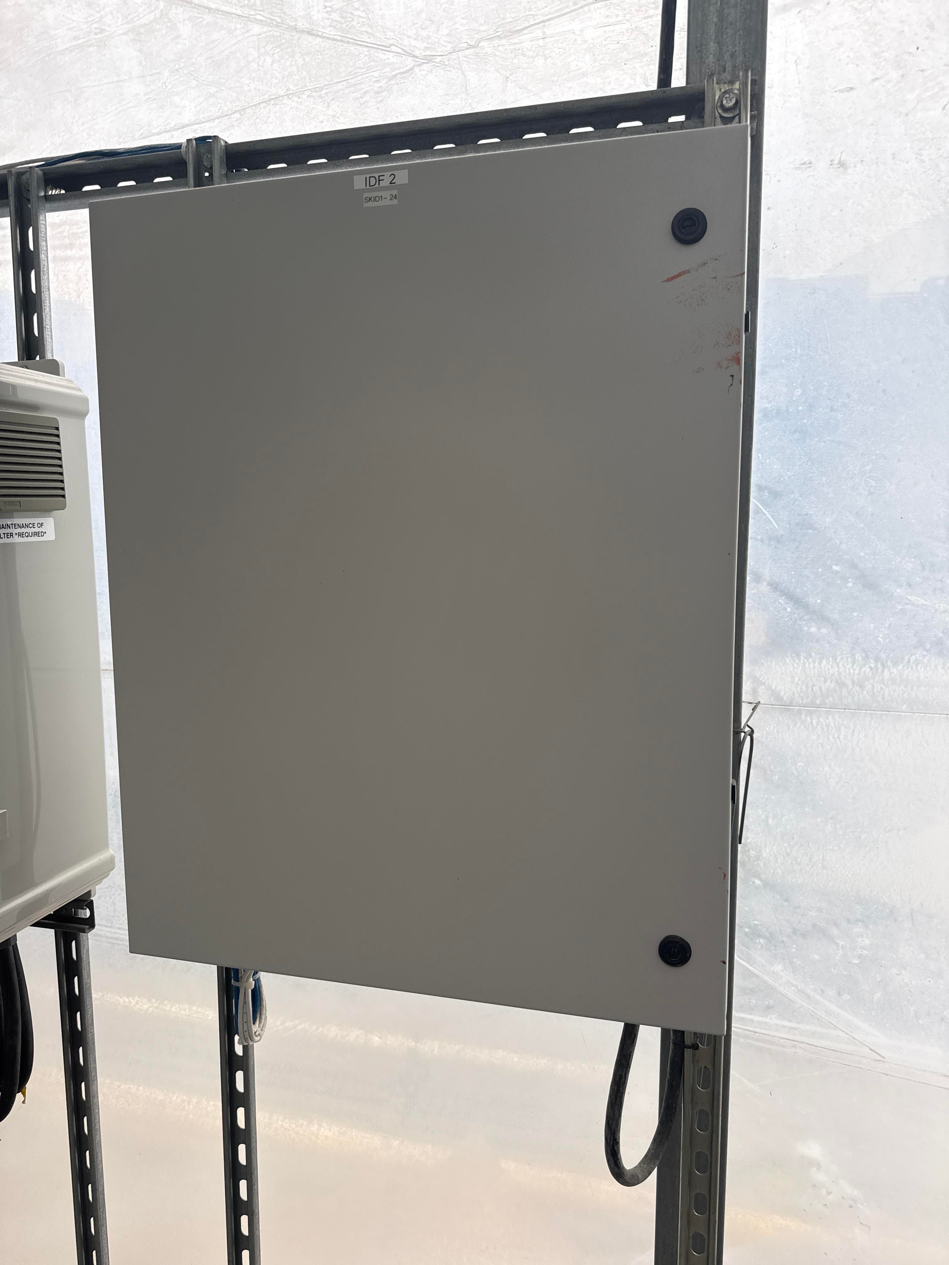 IDF 2 Industrial Network Cabinet with Ubiquiti UniFi Pro 24 PoE Switch