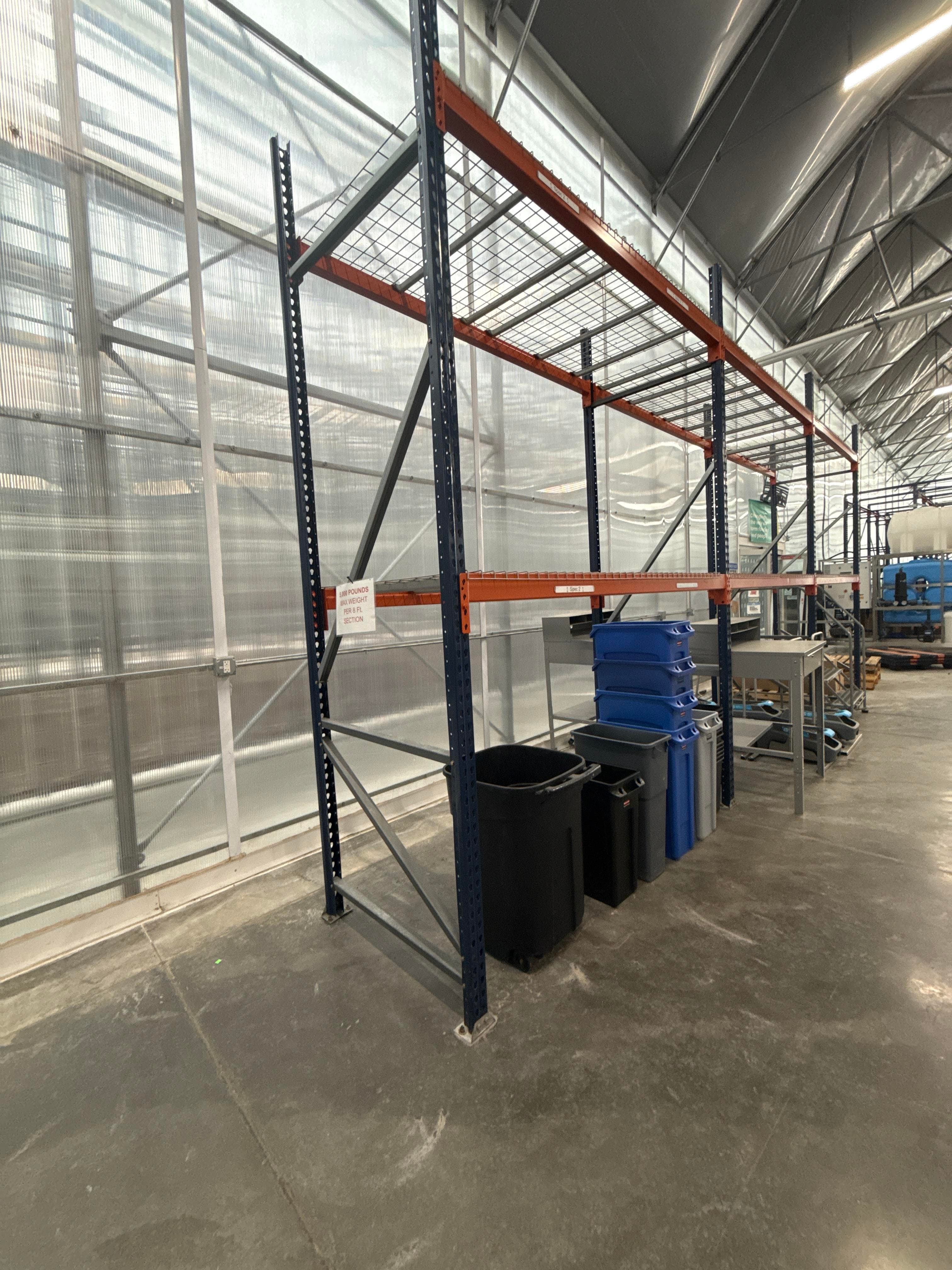 Industrial Pallet Racking System with Shelving and Accessories