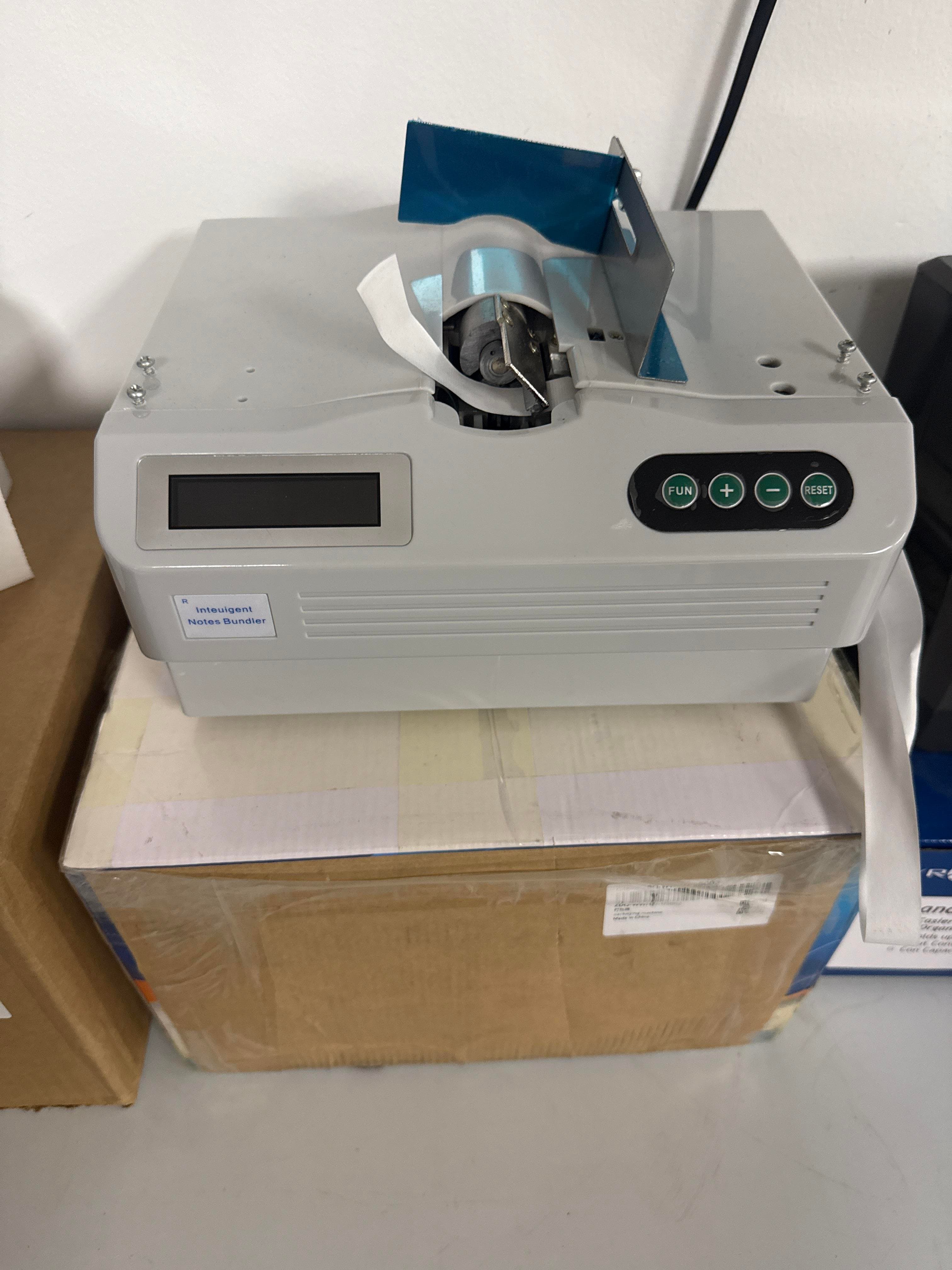 Intelligent Notes Bundler Automatic Paper Currency Strap Banding Machine