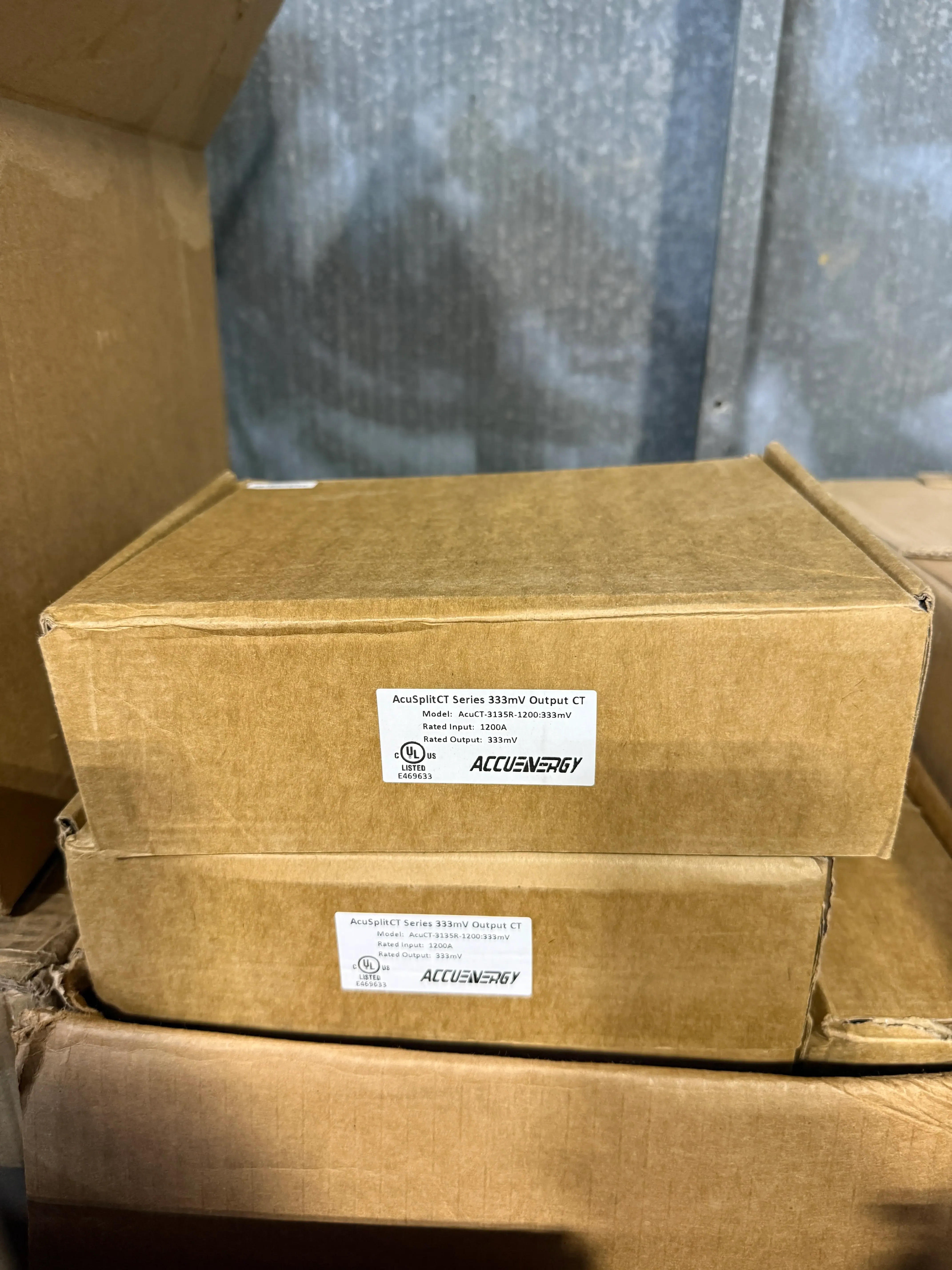 Accuenergy AcuCT-3135R-1200:333mV Split-Core Current Transformer (Qty 2) - New In Box