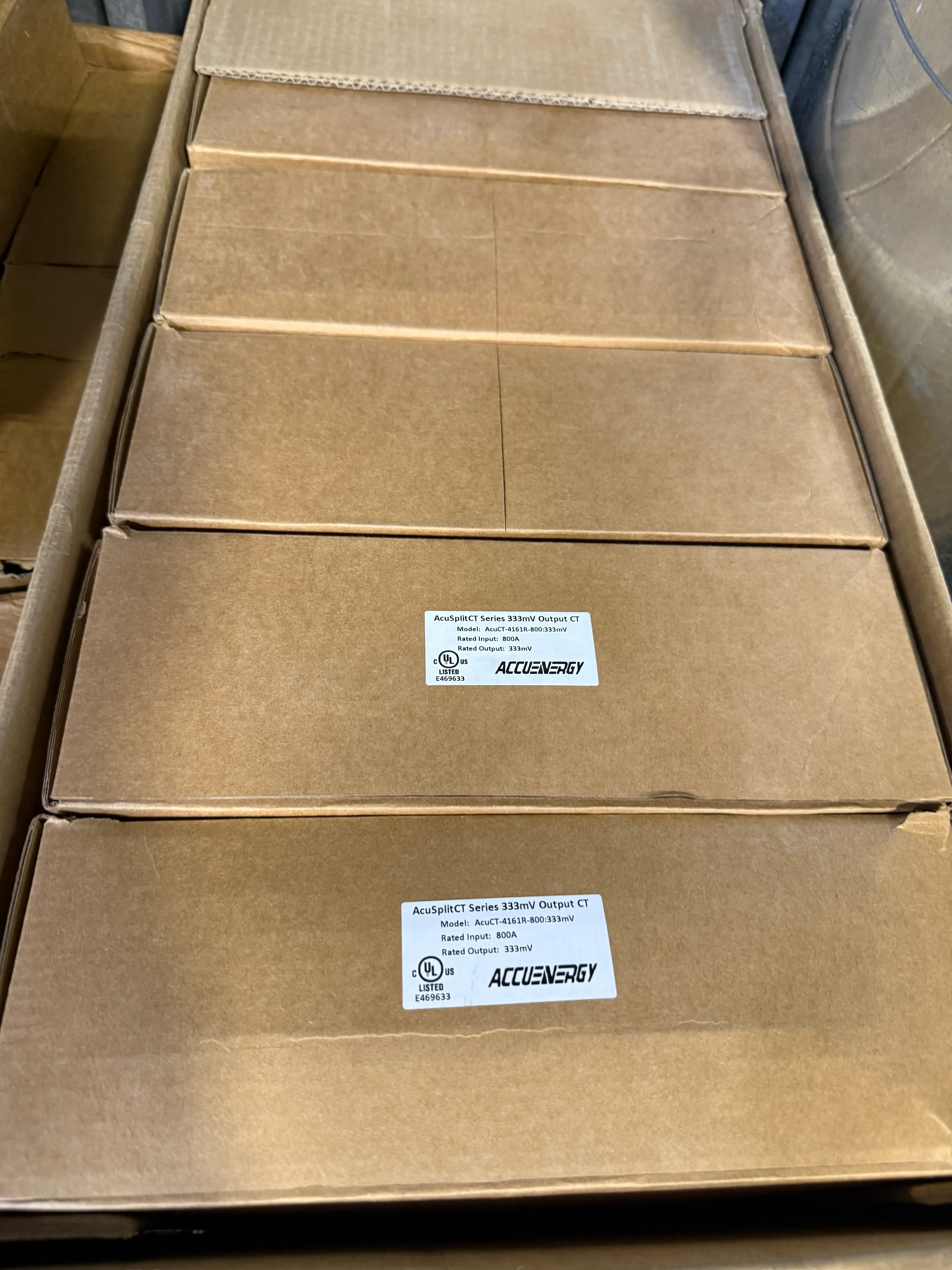 Accuenergy AcuCT-4161R-800:333mV Split-Core Current Transformer - New In Box
