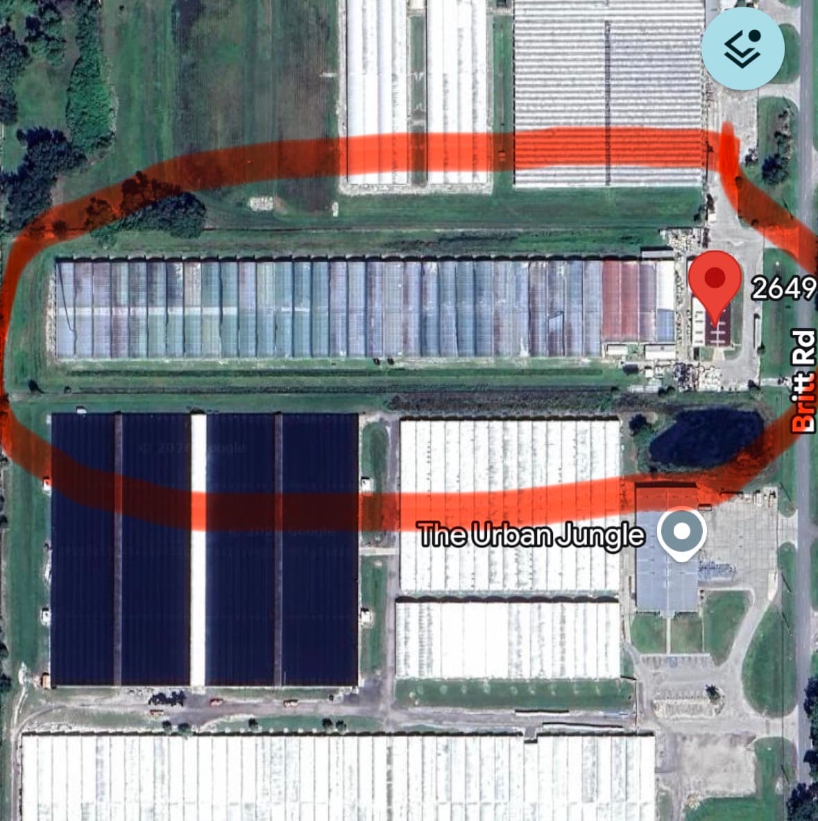 156,200 sq ft Greenhouse on 8 Acres — Mount Dora, FL