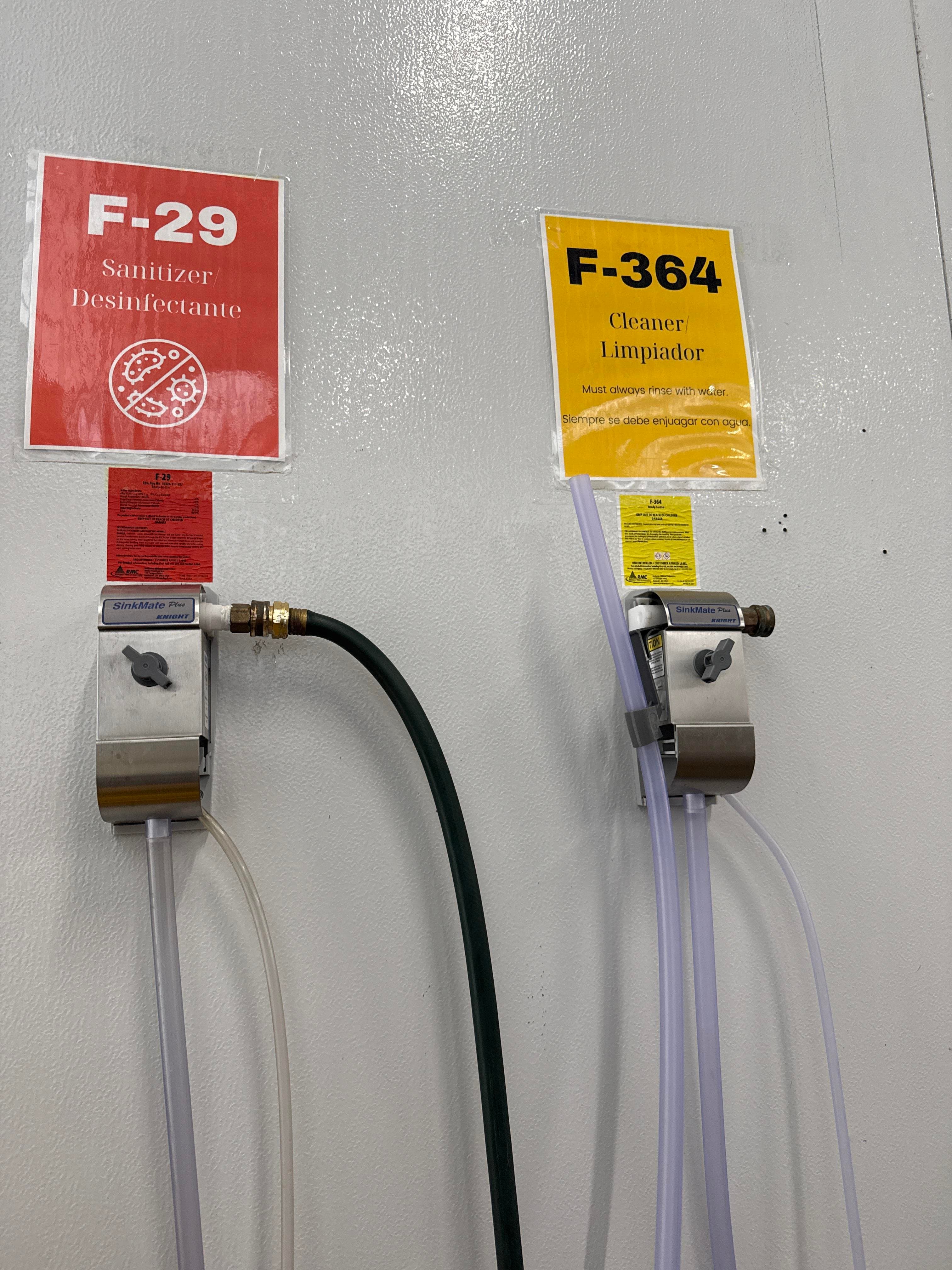 Lot of 2 Knight SinkMate Plus Chemical Dilution Dispensers