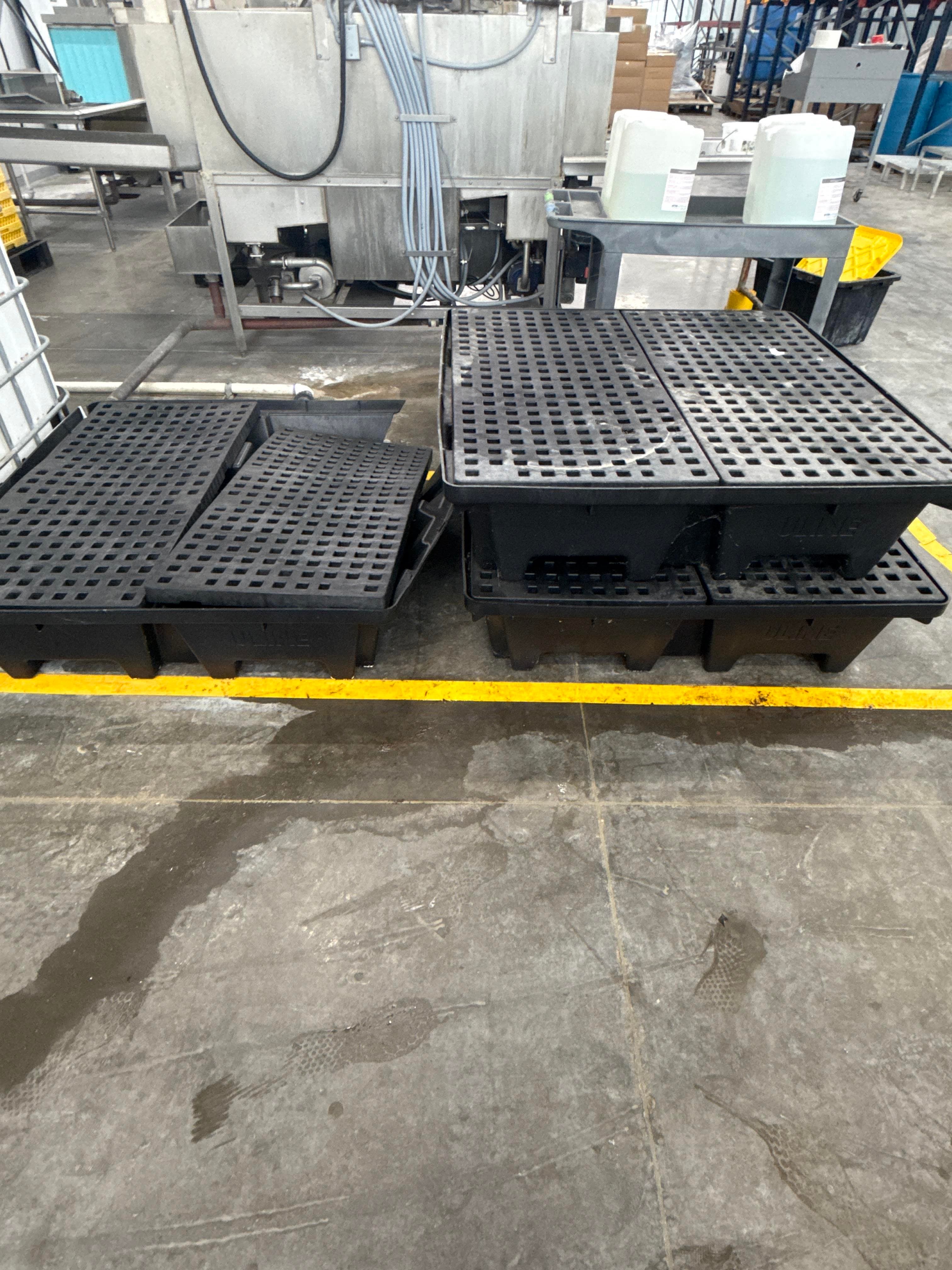 Lot of Uline Modular Spill Deck Containment Platforms