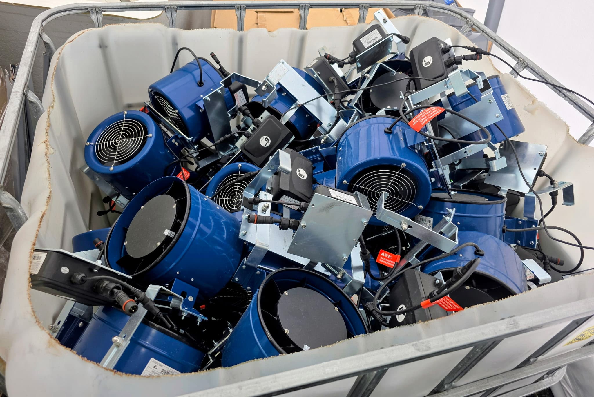 Lot of 5 - Inline Duct Fans 6" - Grow Room Ventilation Exhaust Fans