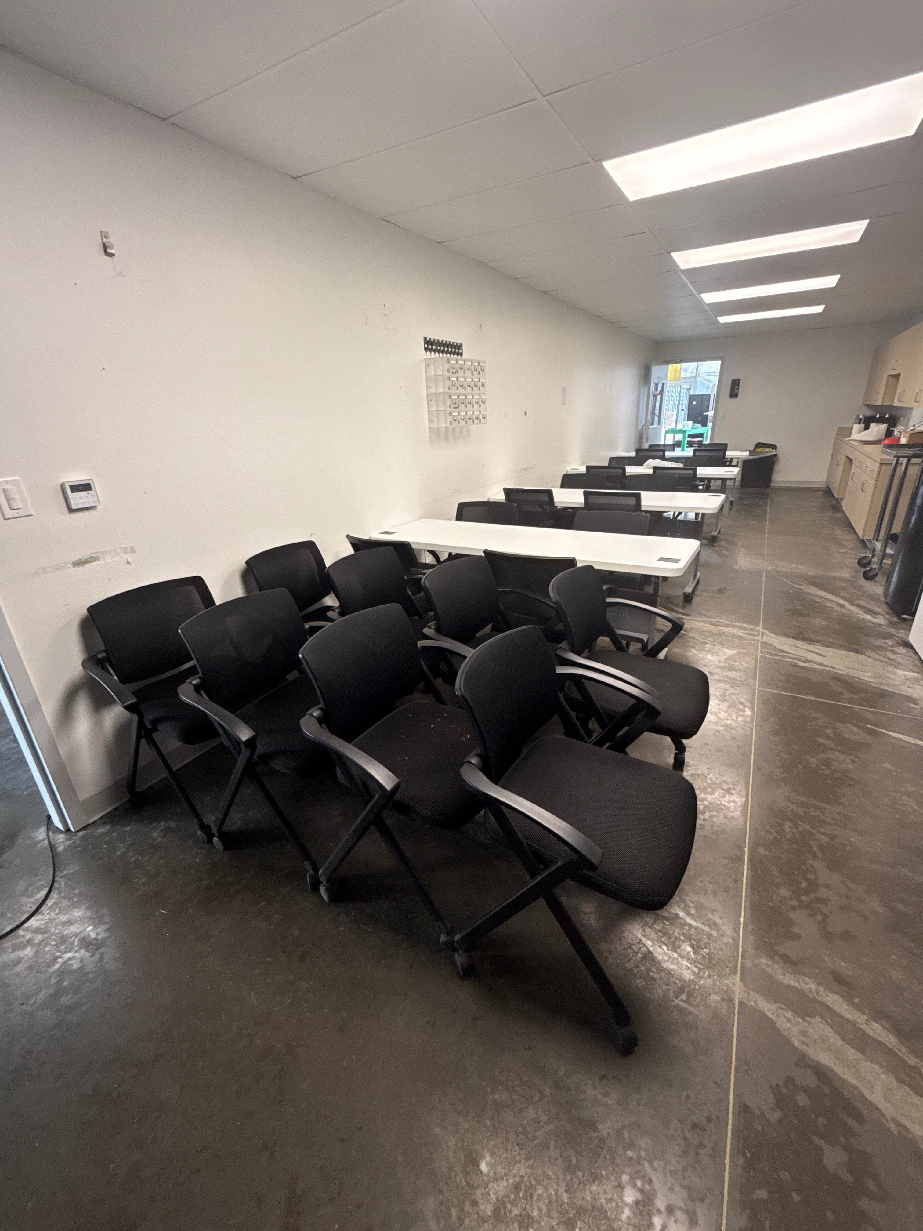 Office Furniture Package, (4) Desks & (24) Chairs