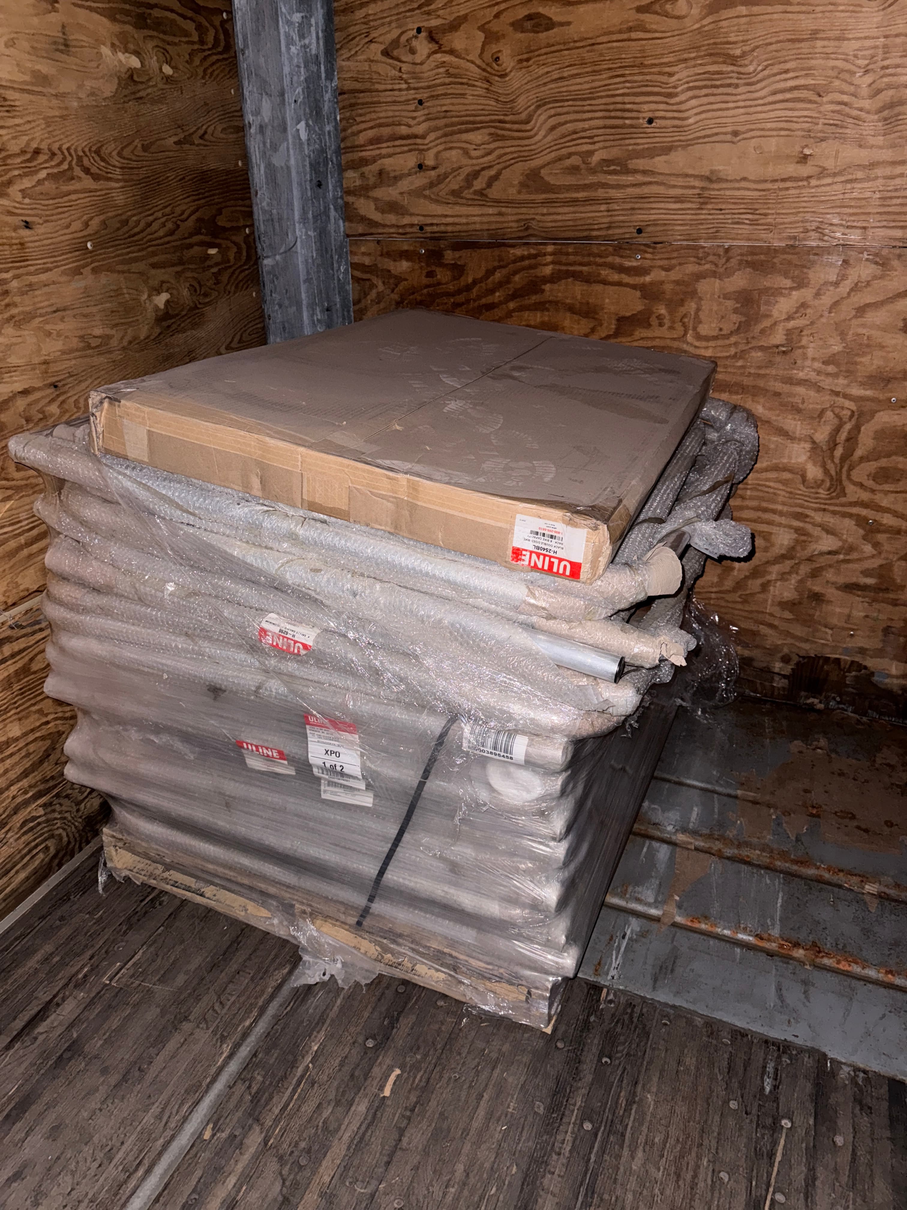 ULINE Galvanized Grid Bike Racks – New in Original Packaging (2 Pallets)