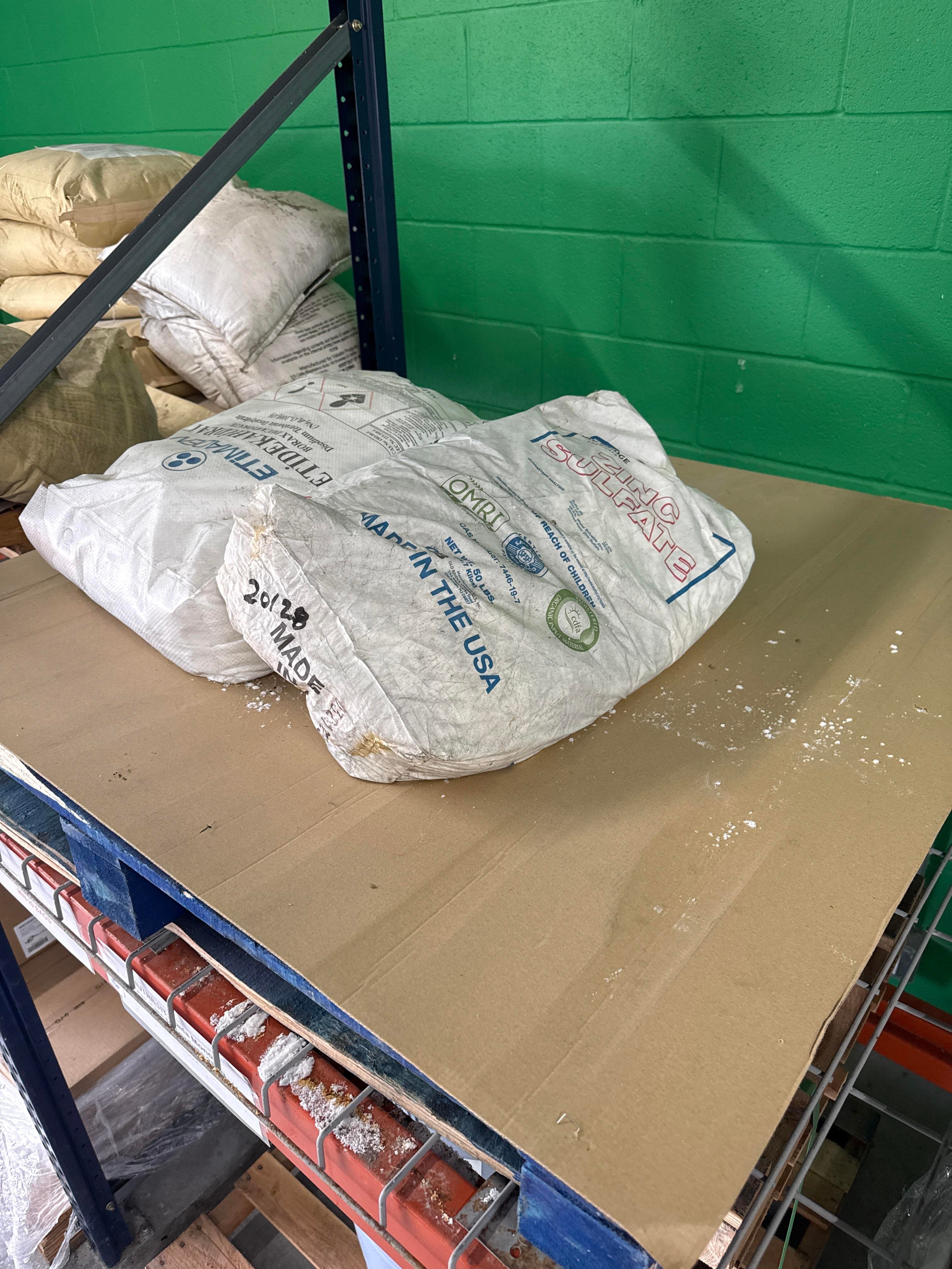 Old Bridge Zinc Sulfate and Etinaden Tetrasodium EDTA Fertilizer Lot