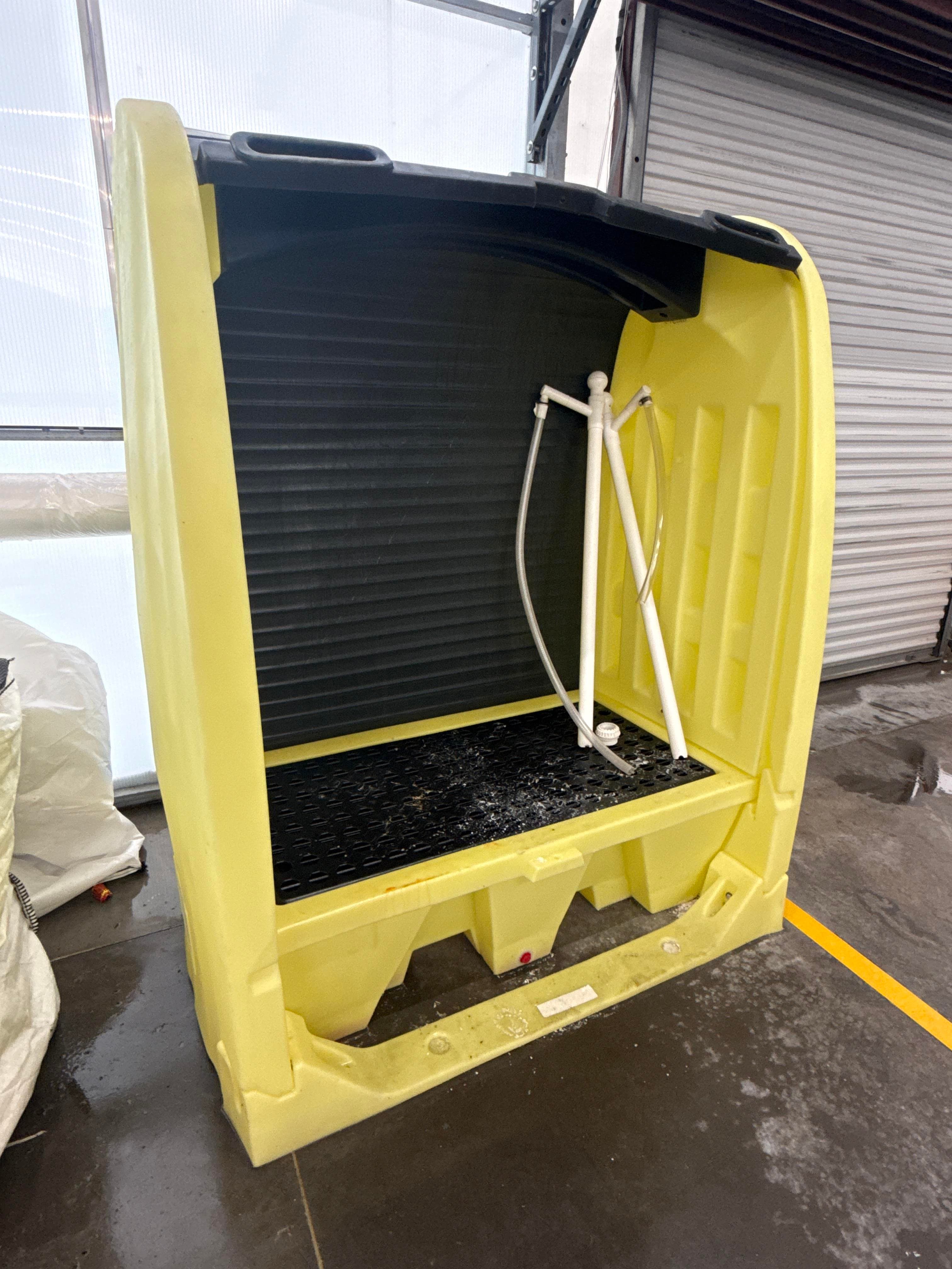 Poly Chemical Dispensing Workstation with Spill Containment Basin