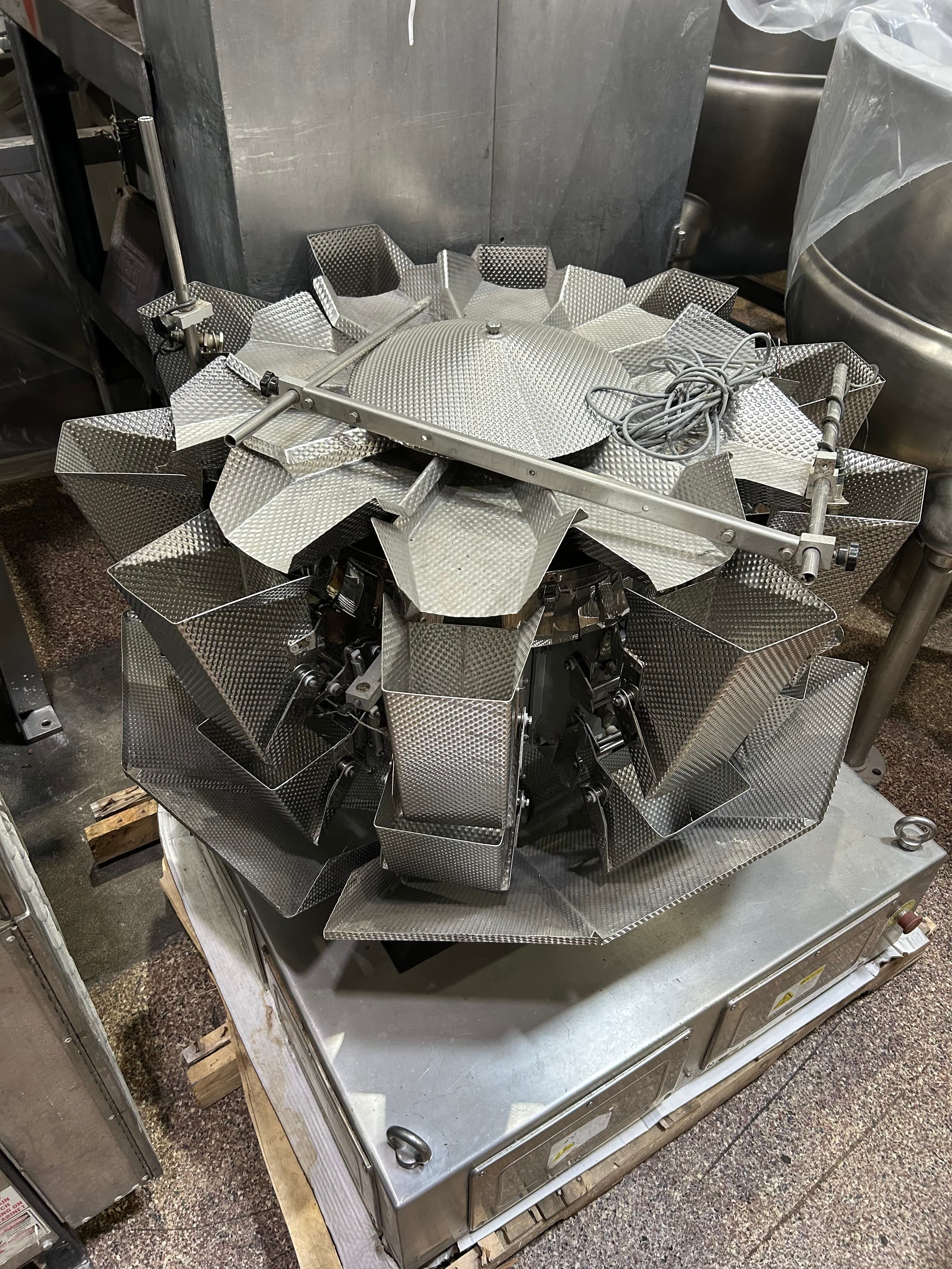 Hayssen VFFS Vertical Bagger — A-B SLC 5/03 PLC, PanelView Plus 600 HMI, Markem SmartDate X40 Coder