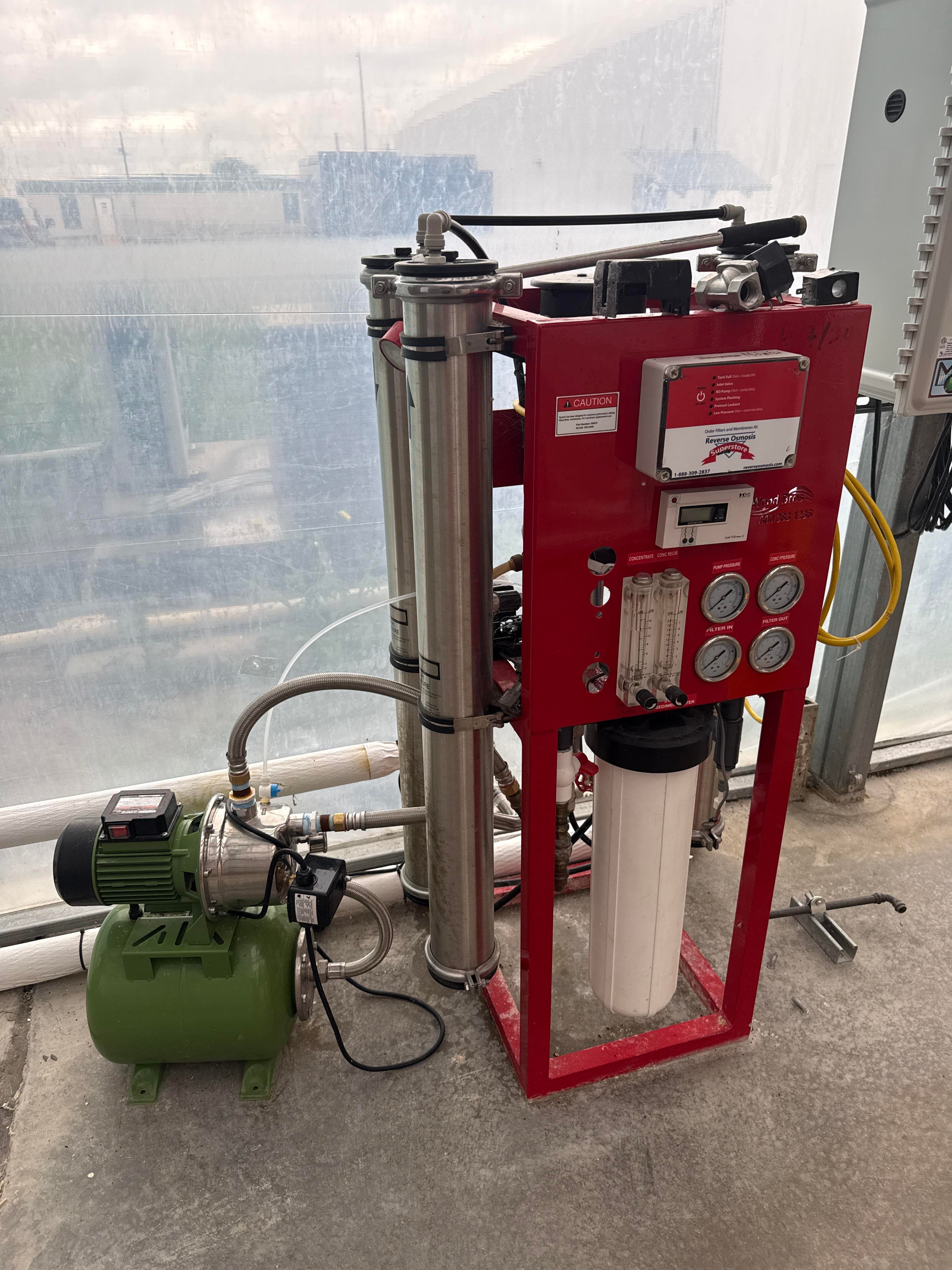 Reverse Osmosis Superstore RO Water Purification System w 1HP Pump