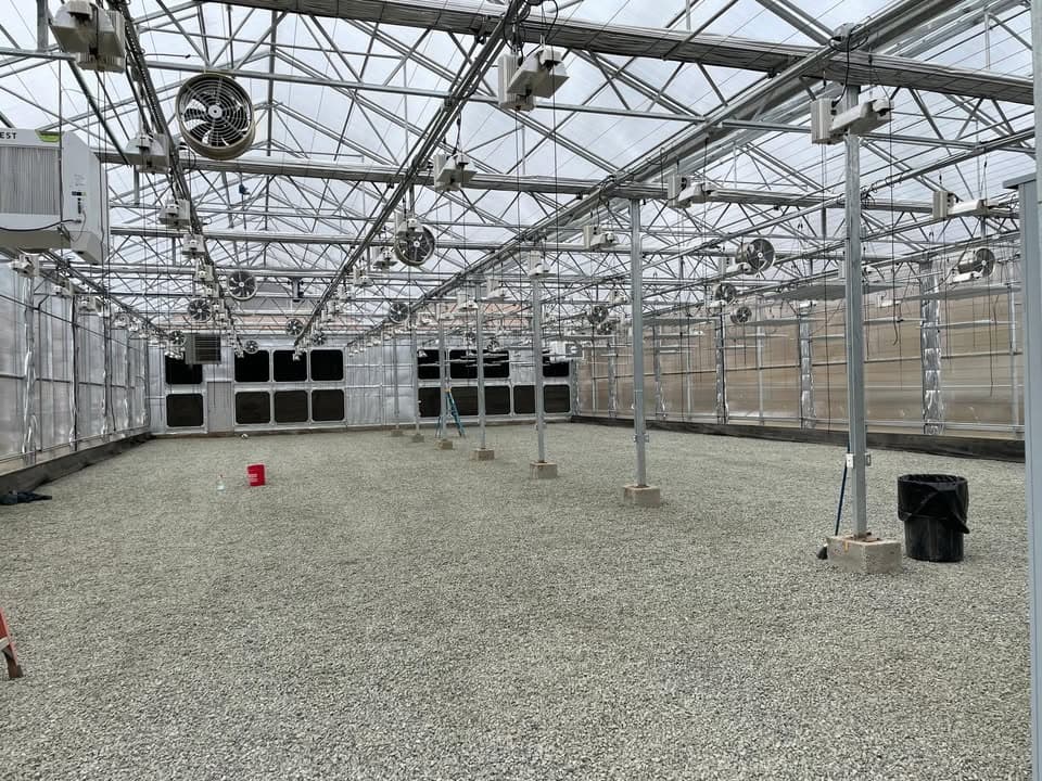 Brand New Turnkey Commercial Gutter Connect Greenhouse – Double (60'x120') | Stainless Steel Frame, Polycarbonate, Light Dep