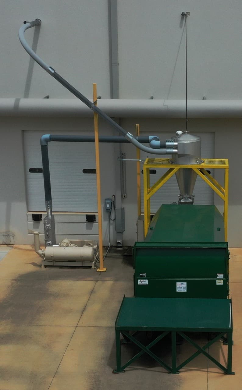 Unused Eagle & Reyco Industrial Organic Waste Compactor and Pneumatic Waste System