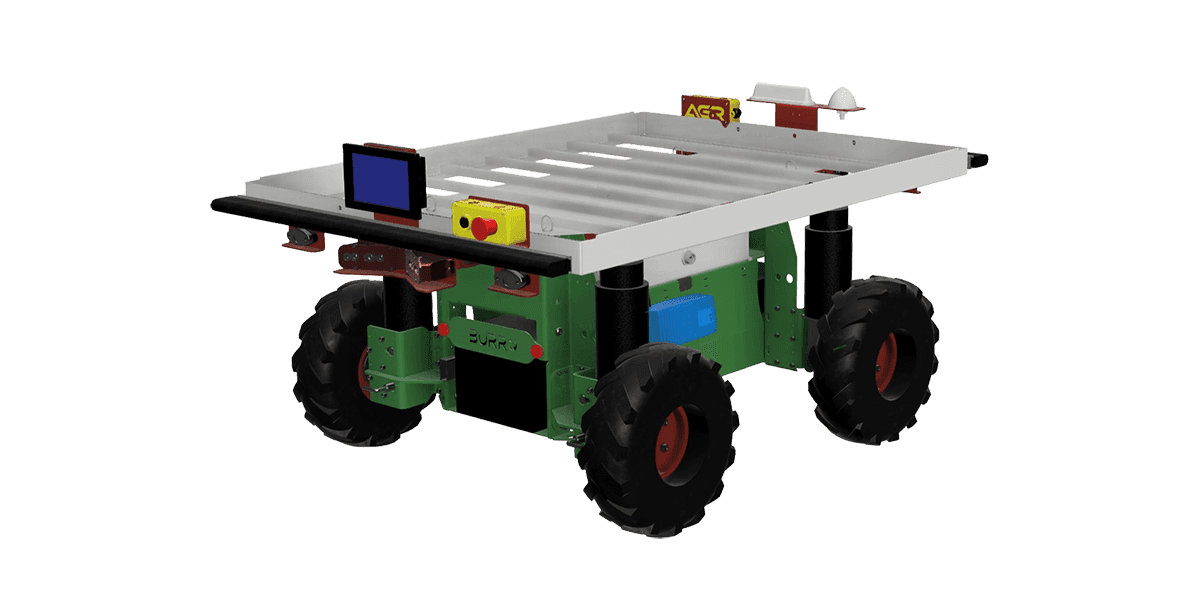 Two (2) Generation 8 Burro 4WD Autonomous Carts with RTK GPS Base Station - Like-New Condition, Upgraded LFP Batteries, Low Hours