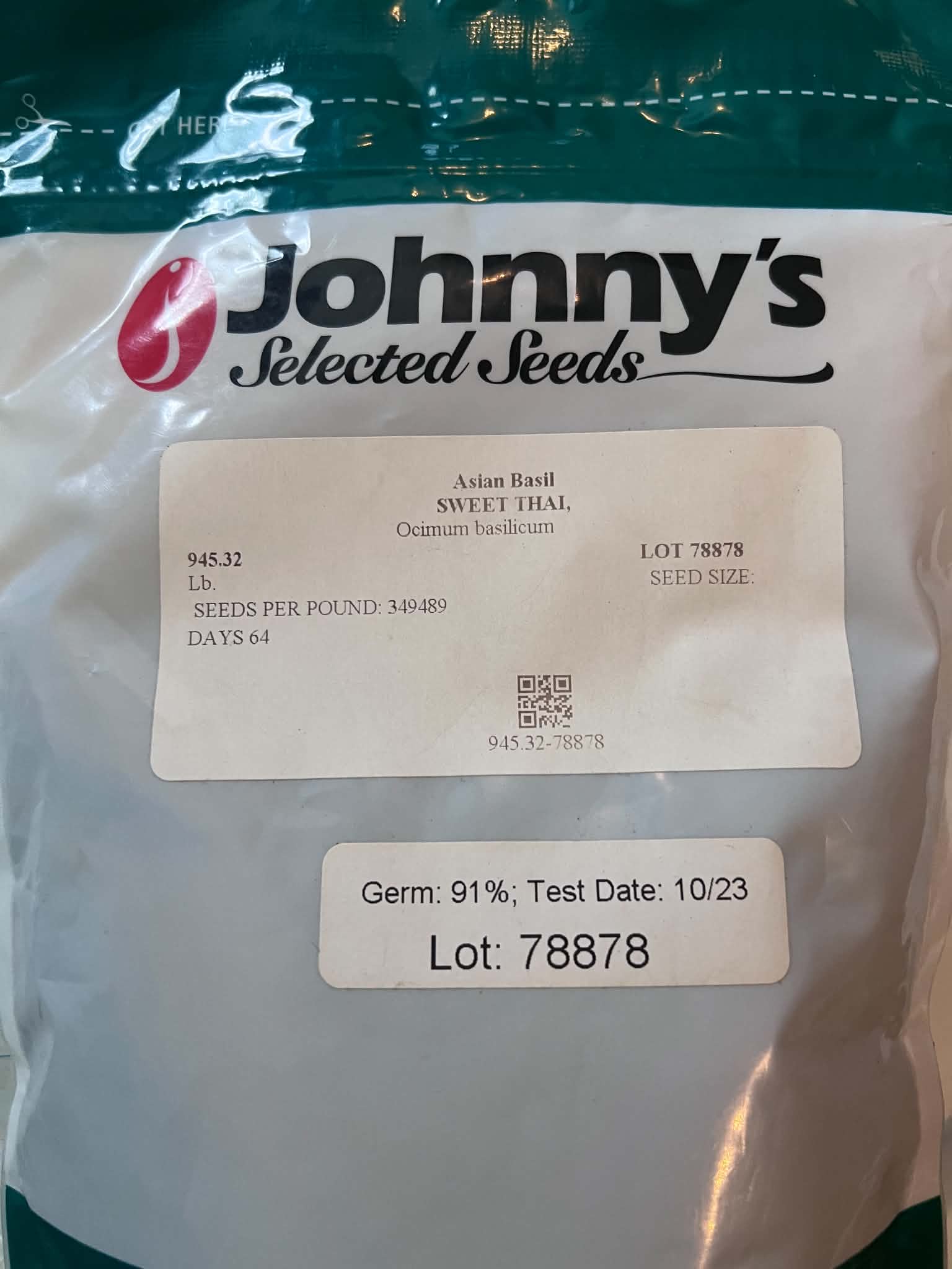 Asian Basil, Sweet Thai | 1 lb | Lot 78878 | FOB Dallas, TX