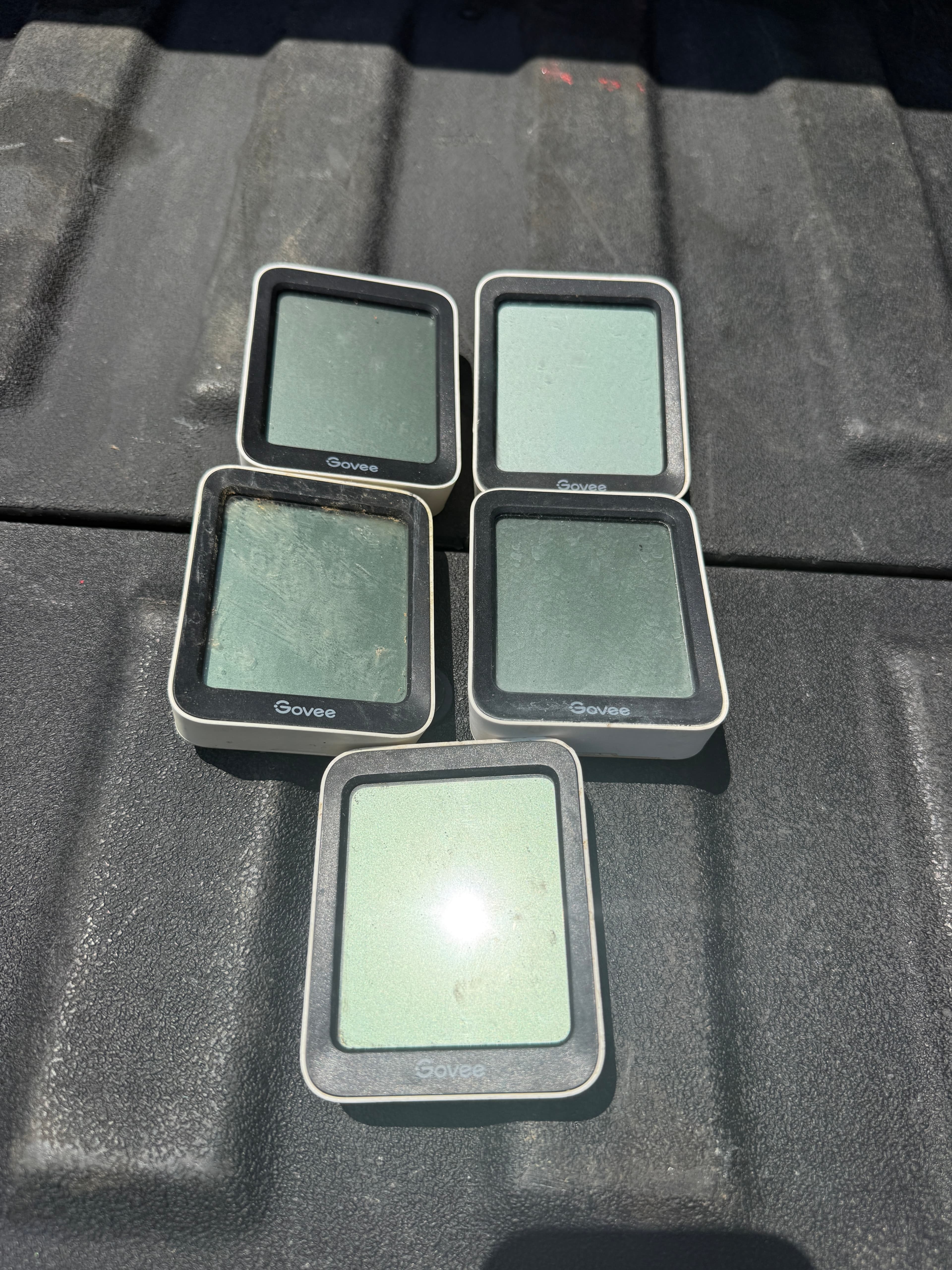 Lot of 5 — Govee Wireless Temperature / Humidity Smart Sensors