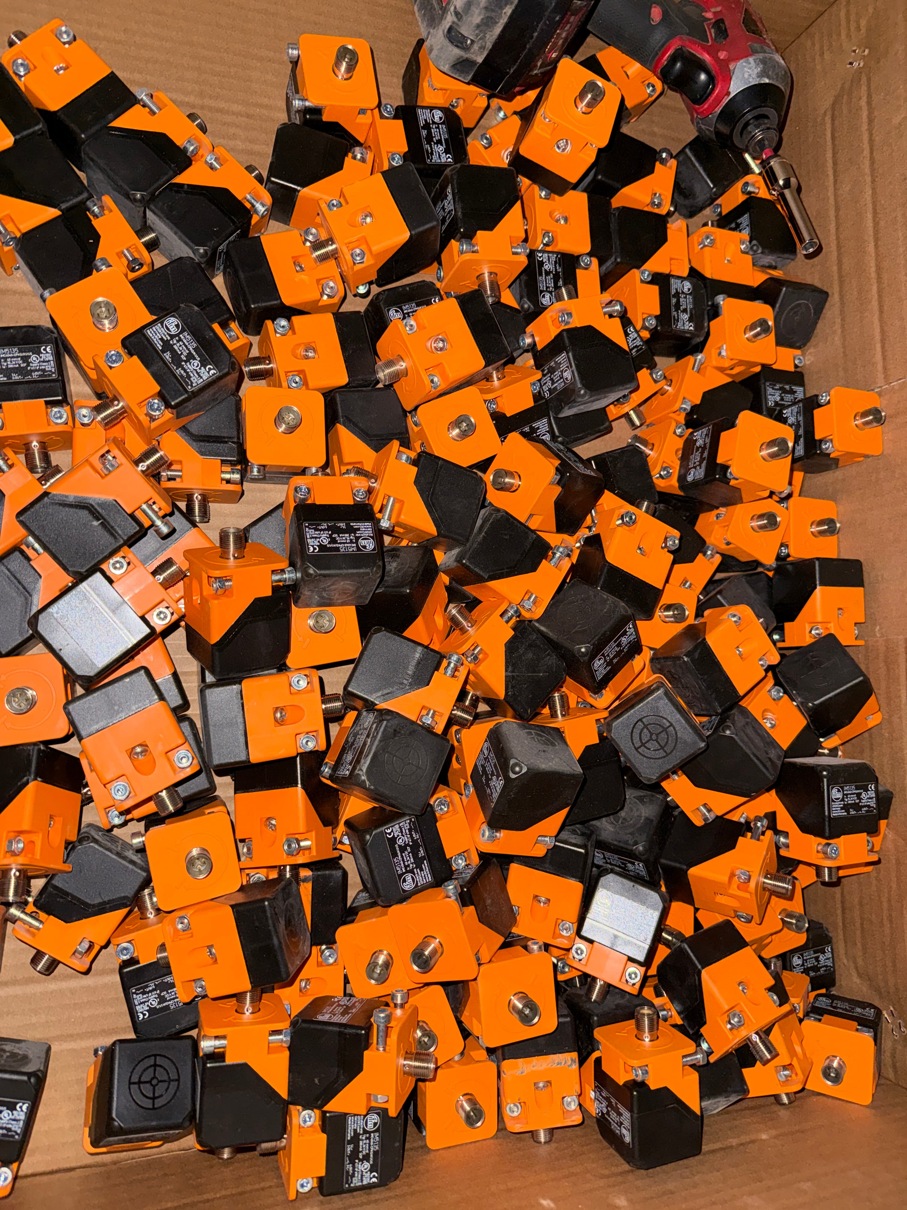 Lot of 50 - ifm IM5135 Inductive Proximity Sensors, 40mm, IP67/IP69K, 10-36V DC (Lot 5 of 6) | Chesterton, IN