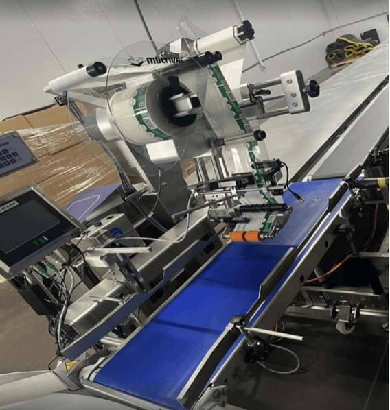 Multivac L300 Automatic Top Labeler - Packaging Line