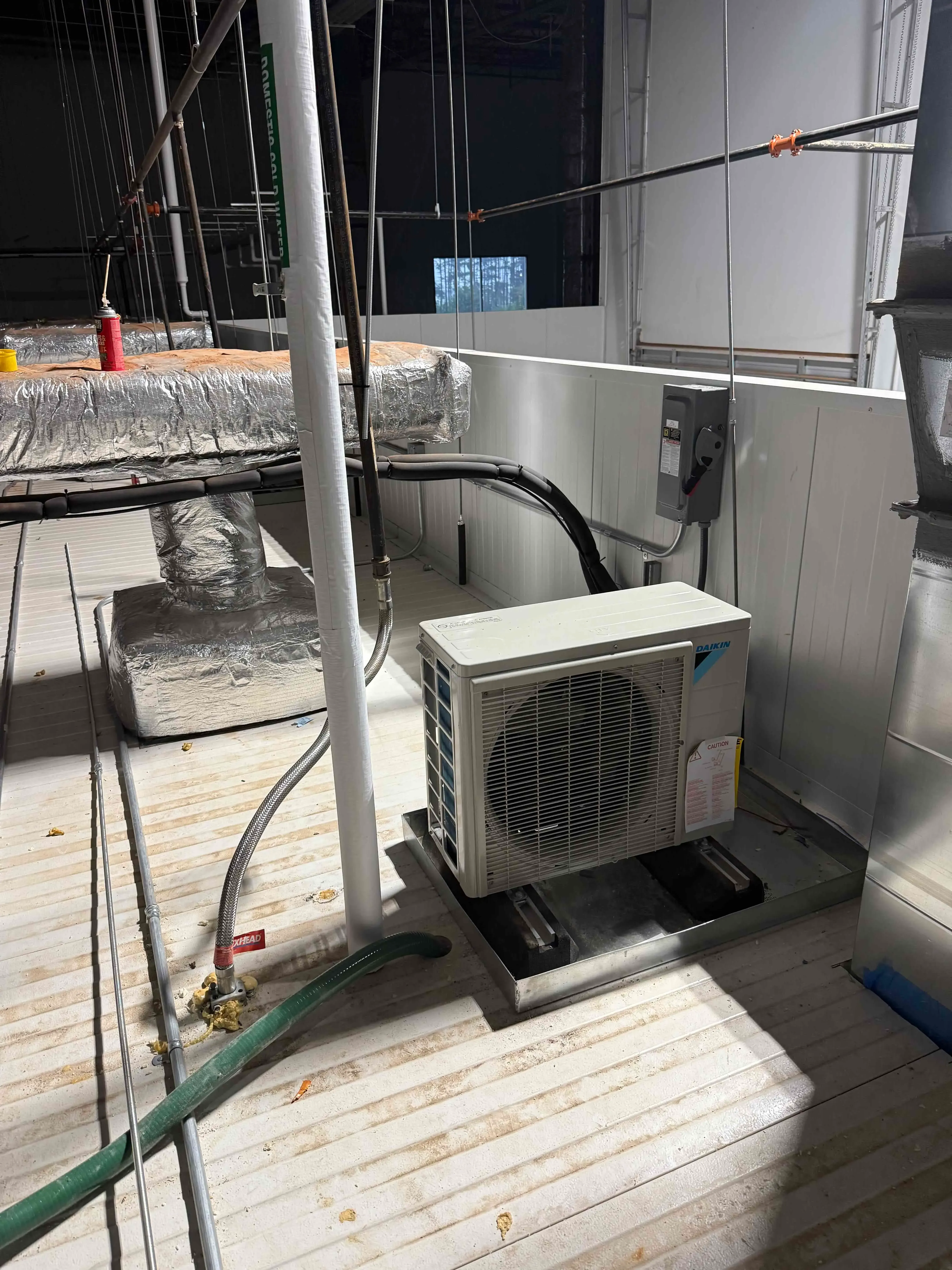 Daikin RX12RMVJU9A Heat Pump Outdoor Unit with Square D Disconnect