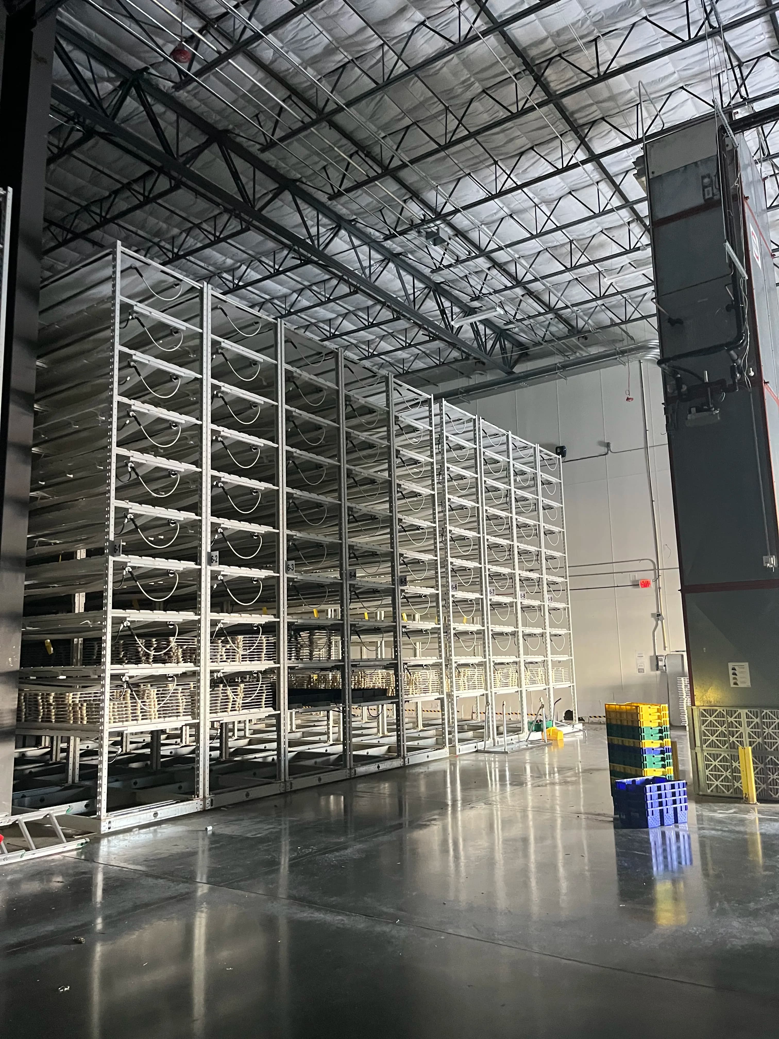 Montel Racking Auction Lot: Advanced Indoor Vertical Farming Facility with Montel ...